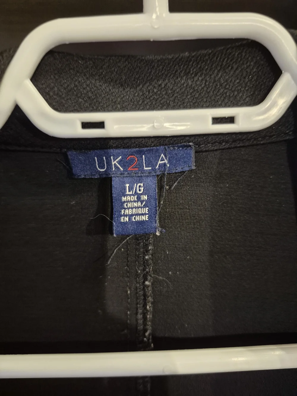 UK2LA Black Moto-Style Blazer with Gold Hardware - Picture 2 of 2